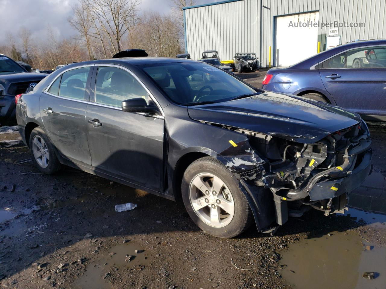 2015 Chevrolet Malibu Ls Черный vin: 1G11B5SL1FF336645