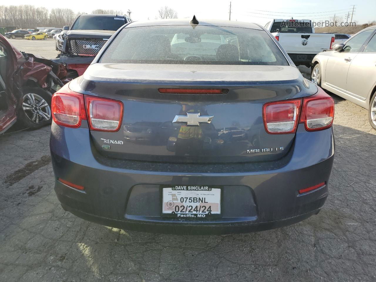 2015 Chevrolet Malibu Ls Blue vin: 1G11B5SL2FF182348