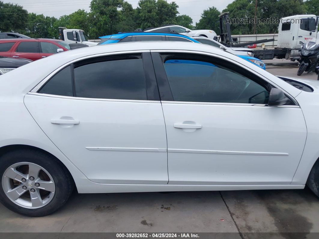 2015 Chevrolet Malibu Ls White vin: 1G11B5SL3FF207905