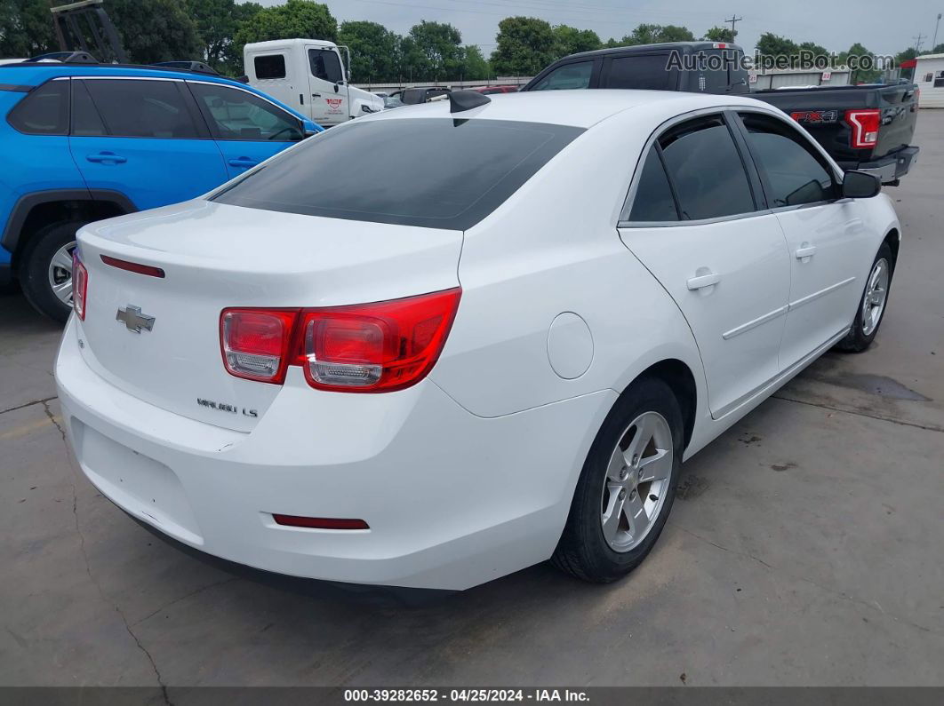 2015 Chevrolet Malibu Ls White vin: 1G11B5SL3FF207905