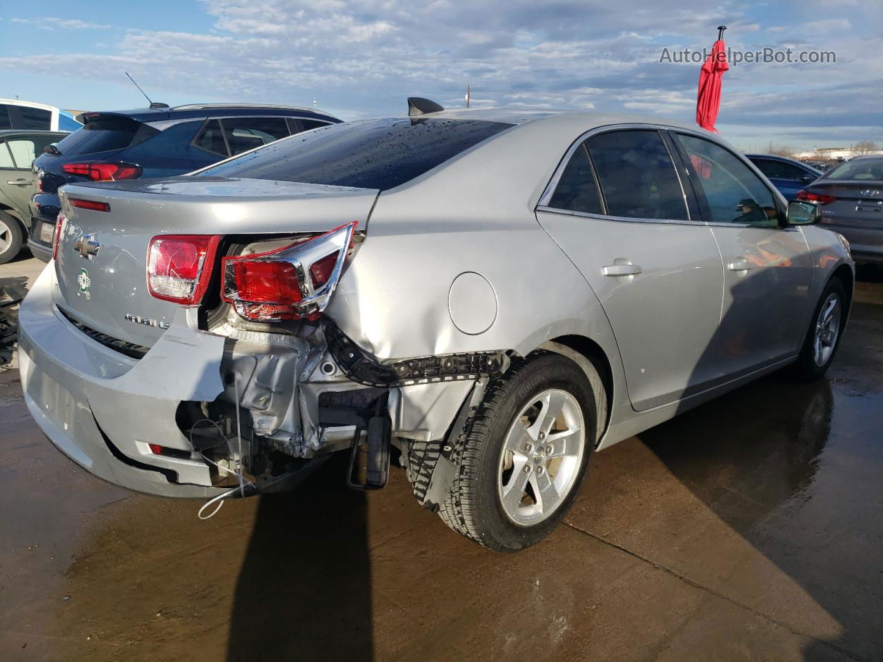 2015 Chevrolet Malibu Ls Silver vin: 1G11B5SL4FF281320