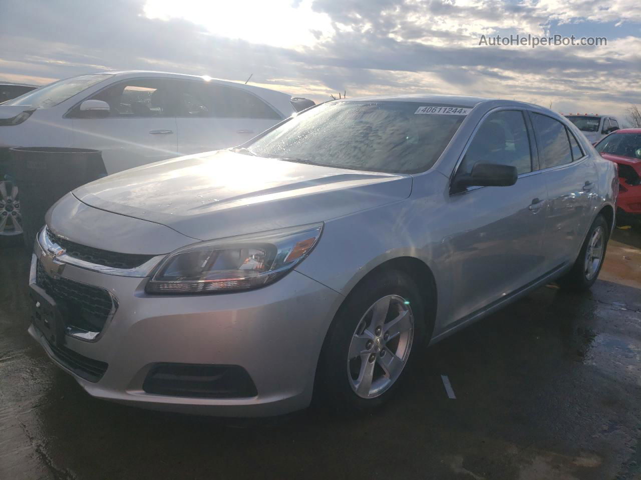 2015 Chevrolet Malibu Ls Silver vin: 1G11B5SL4FF281320