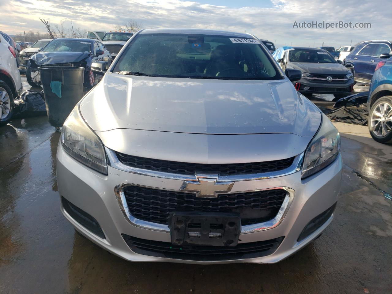 2015 Chevrolet Malibu Ls Silver vin: 1G11B5SL4FF281320