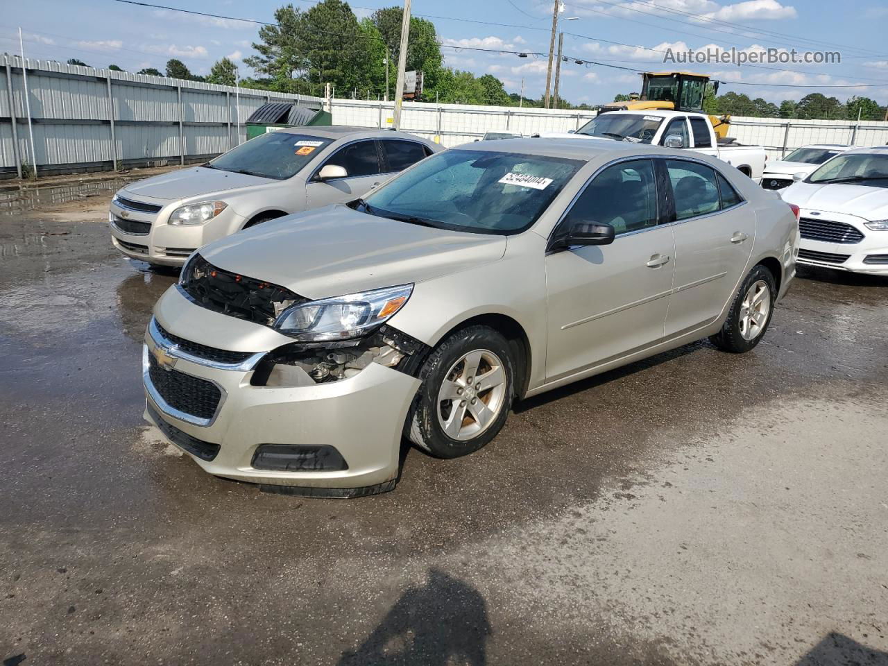 2015 Chevrolet Malibu Ls Beige vin: 1G11B5SL4FF310282