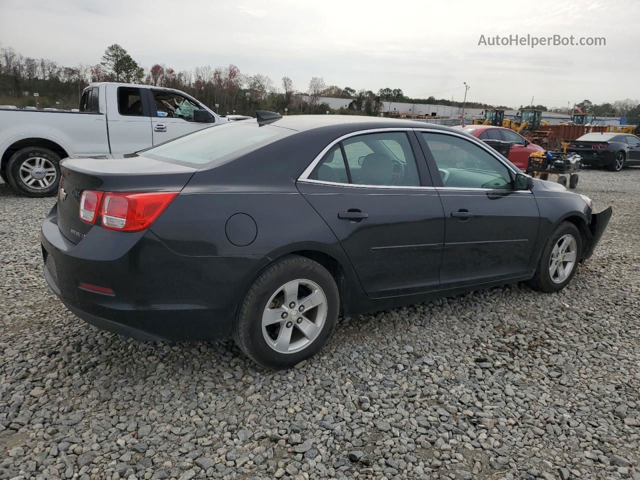 2015 Chevrolet Malibu Ls Black vin: 1G11B5SL4FF327499