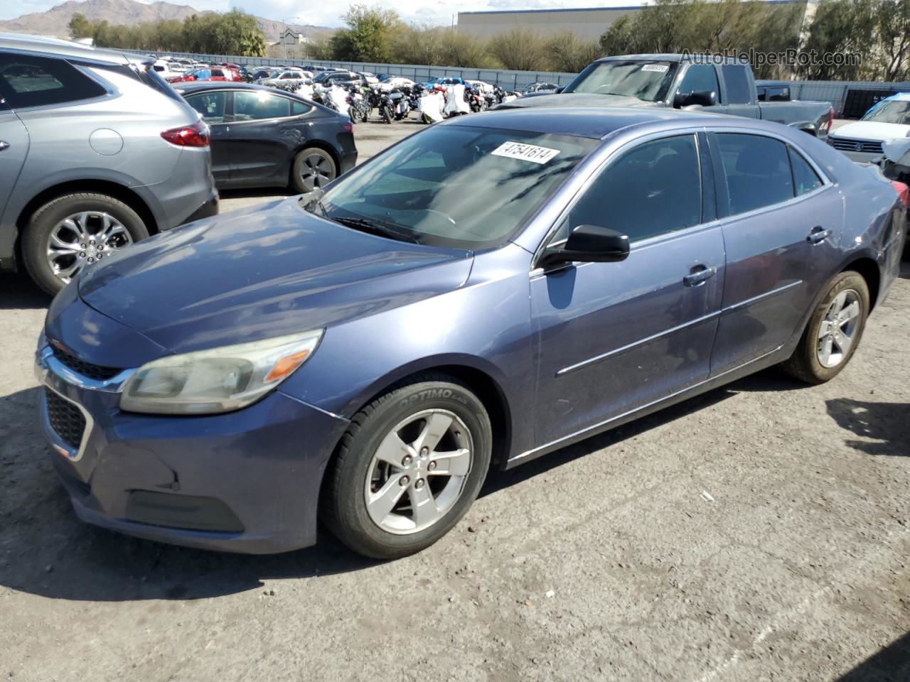 2015 Chevrolet Malibu Ls Blue vin: 1G11B5SL5FF191657