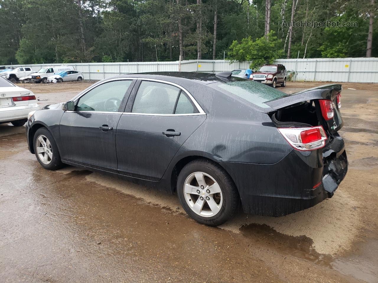 2015 Chevrolet Malibu Ls Black vin: 1G11B5SL5FF204326