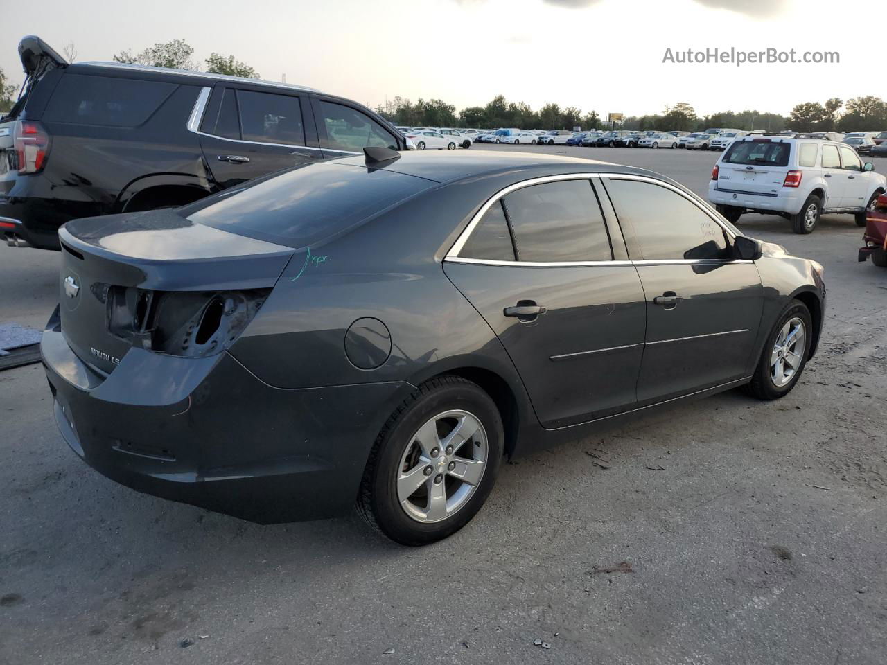 2015 Chevrolet Malibu Ls Gray vin: 1G11B5SL5FF343811