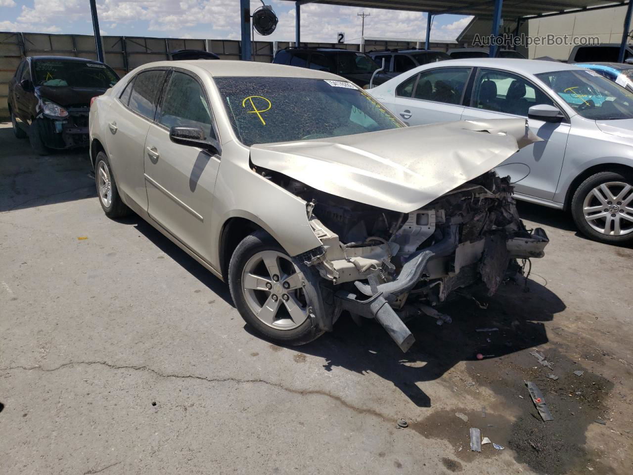 2015 Chevrolet Malibu Ls Beige vin: 1G11B5SL6FF281142