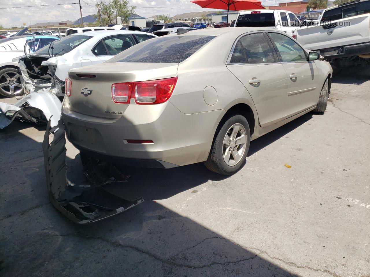 2015 Chevrolet Malibu Ls Beige vin: 1G11B5SL6FF281142