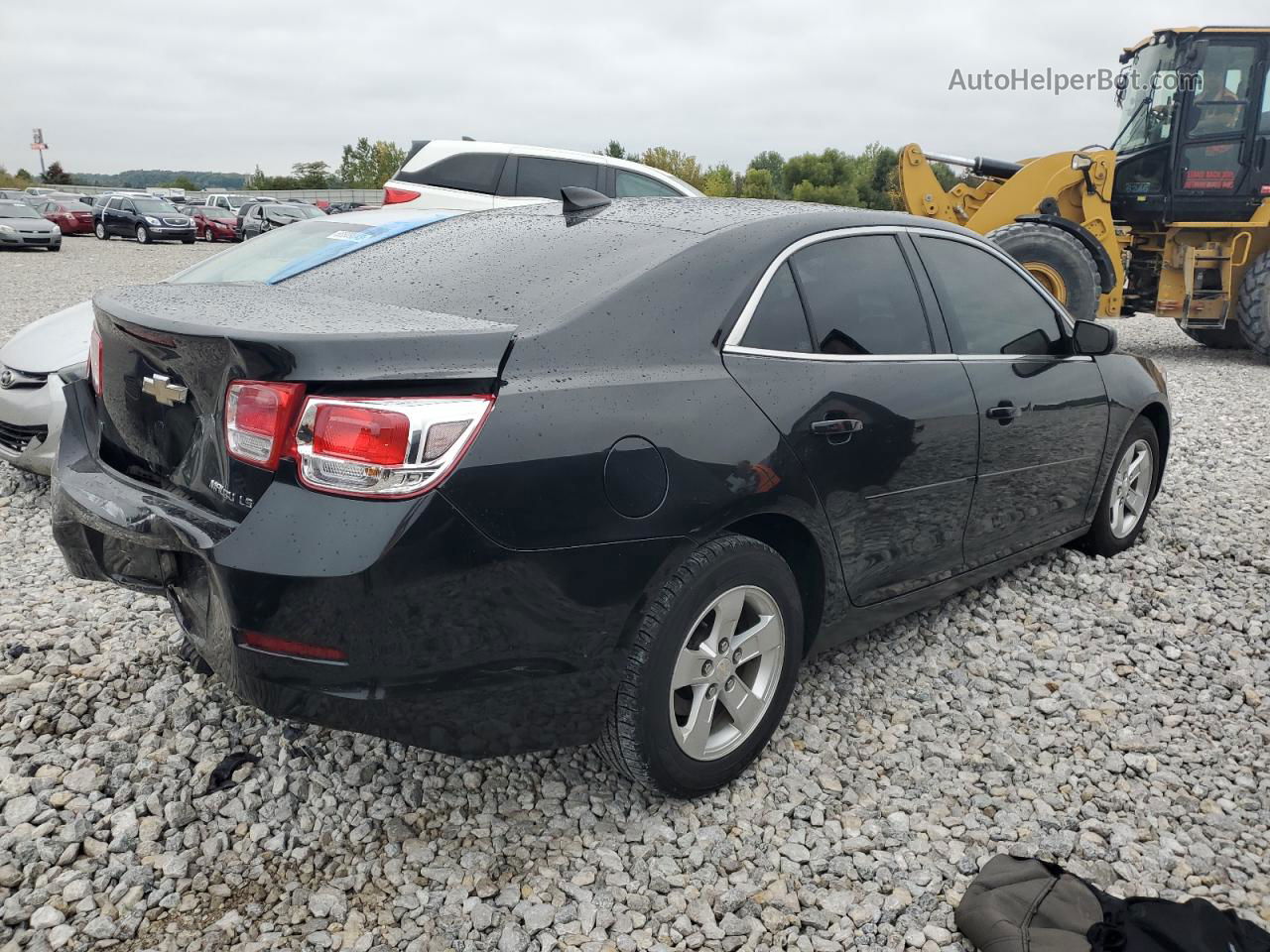 2015 Chevrolet Malibu Ls Black vin: 1G11B5SL6FF293842