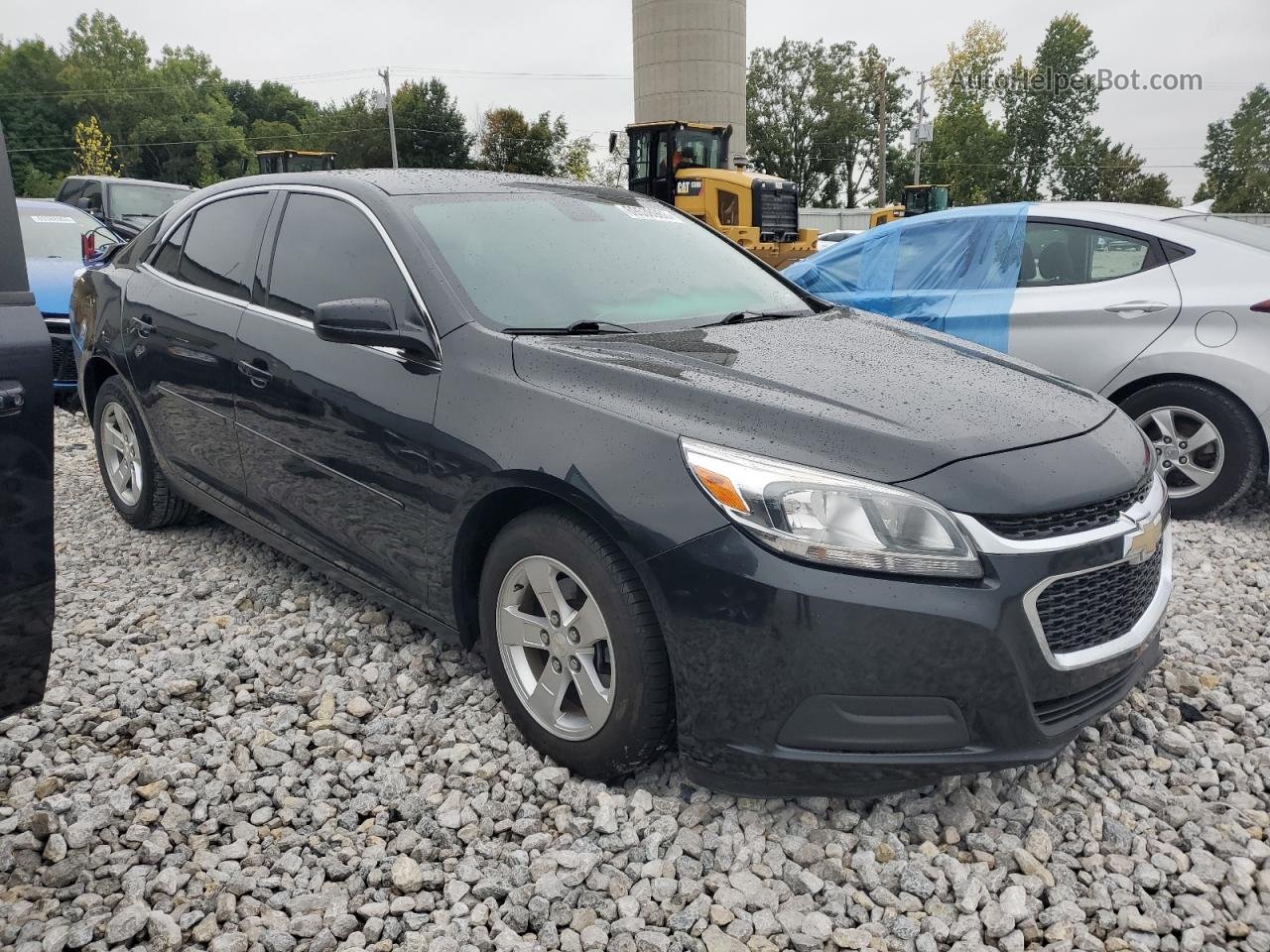 2015 Chevrolet Malibu Ls Black vin: 1G11B5SL6FF293842