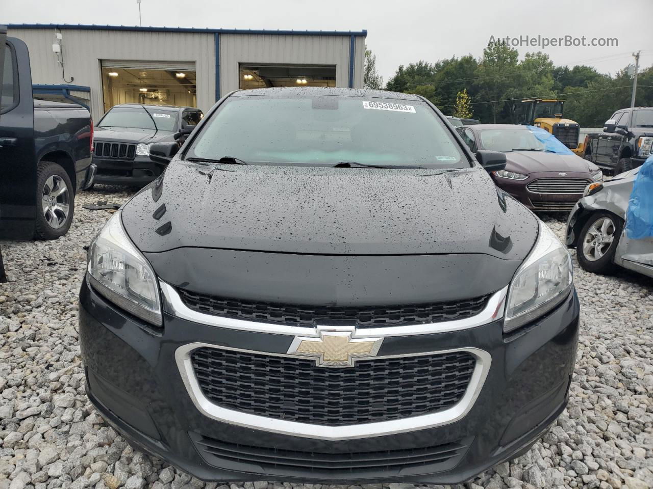 2015 Chevrolet Malibu Ls Black vin: 1G11B5SL6FF293842