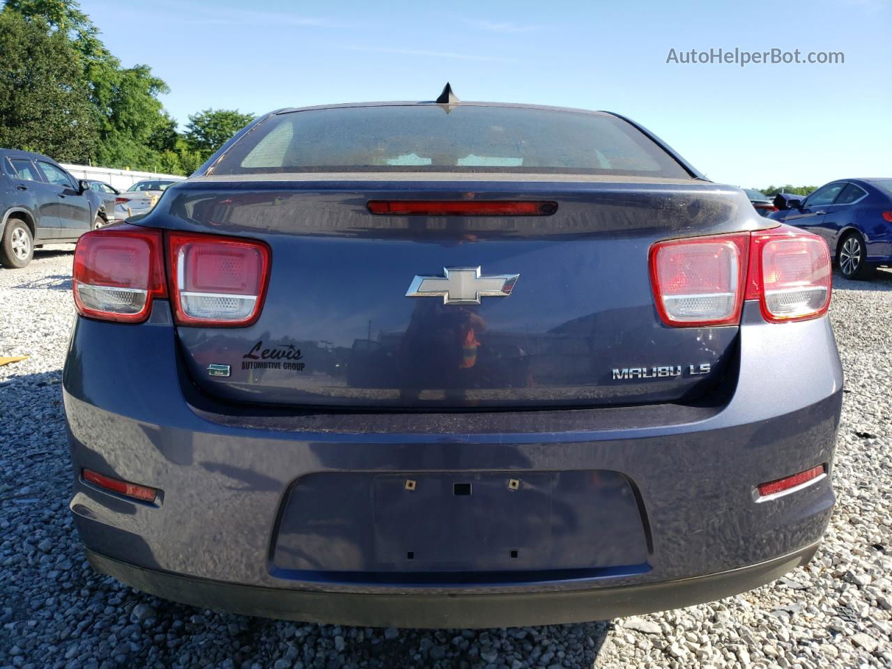 2015 Chevrolet Malibu Ls Blue vin: 1G11B5SL7FF143335