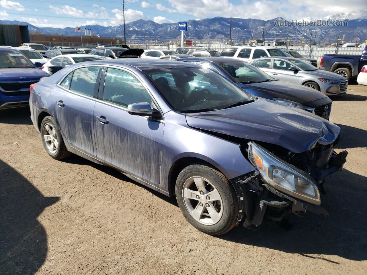 2015 Chevrolet Malibu Ls Blue vin: 1G11B5SL7FF192728