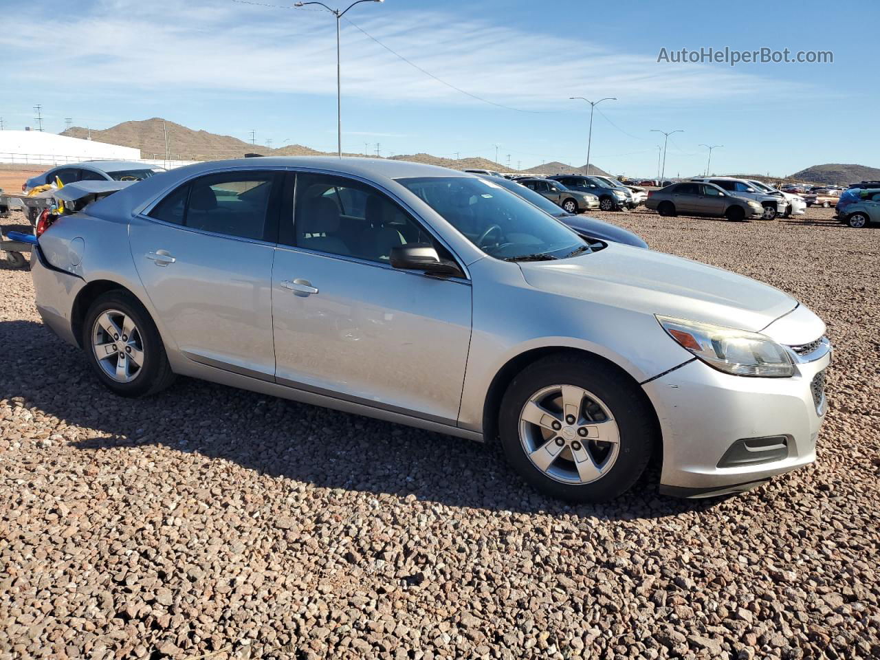 2015 Chevrolet Malibu Ls Silver vin: 1G11B5SL8FF119366