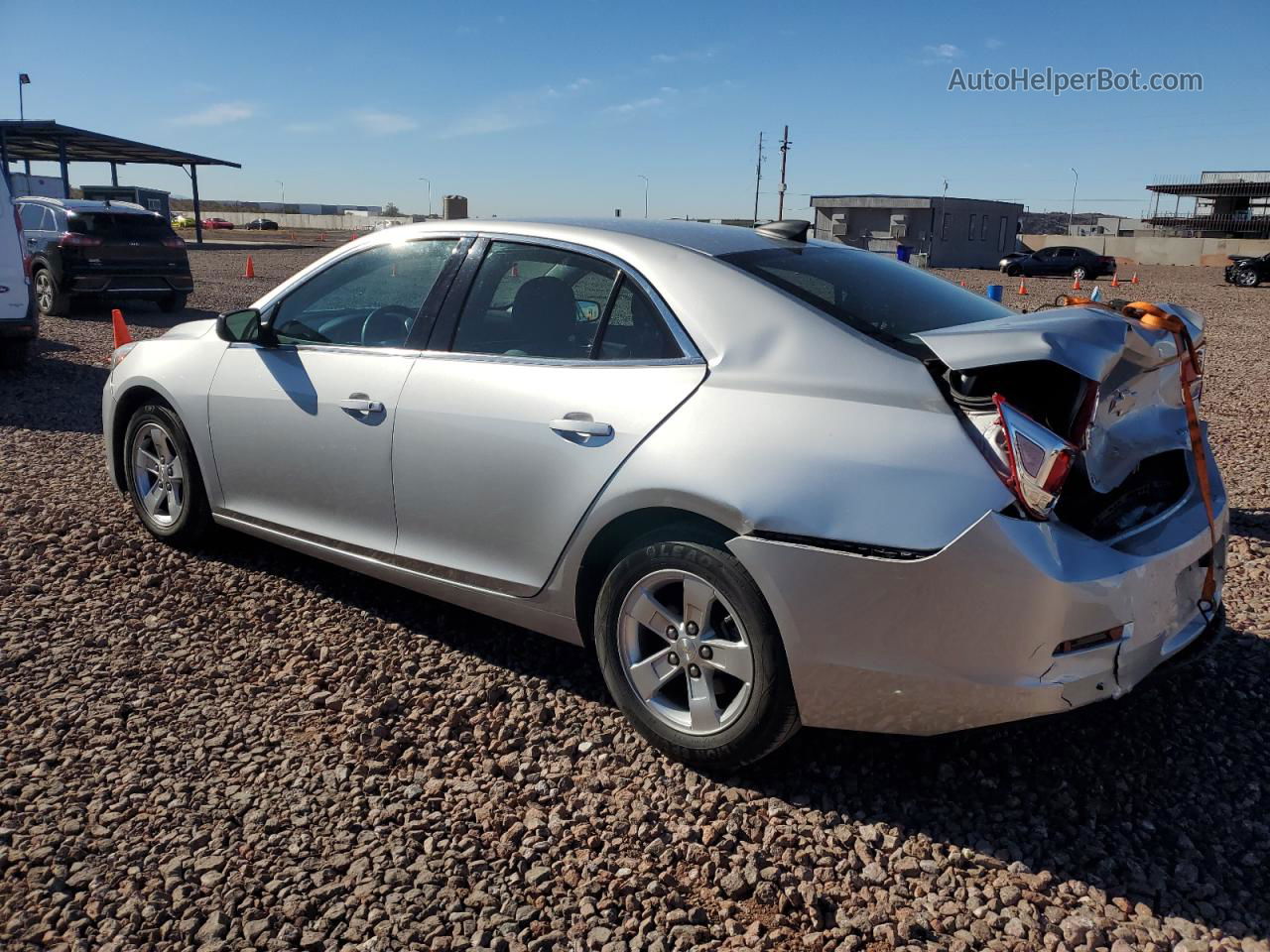 2015 Chevrolet Malibu Ls Silver vin: 1G11B5SL8FF119366