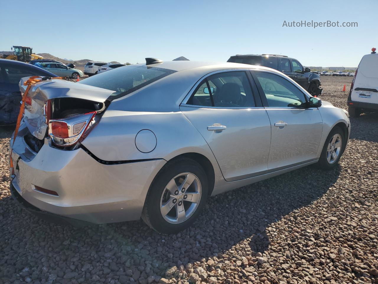 2015 Chevrolet Malibu Ls Silver vin: 1G11B5SL8FF119366