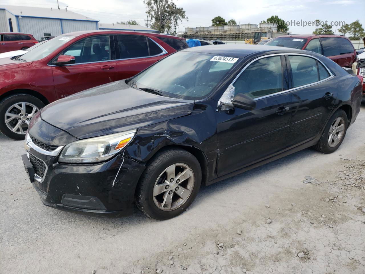 2015 Chevrolet Malibu Ls Black vin: 1G11B5SL8FF168728