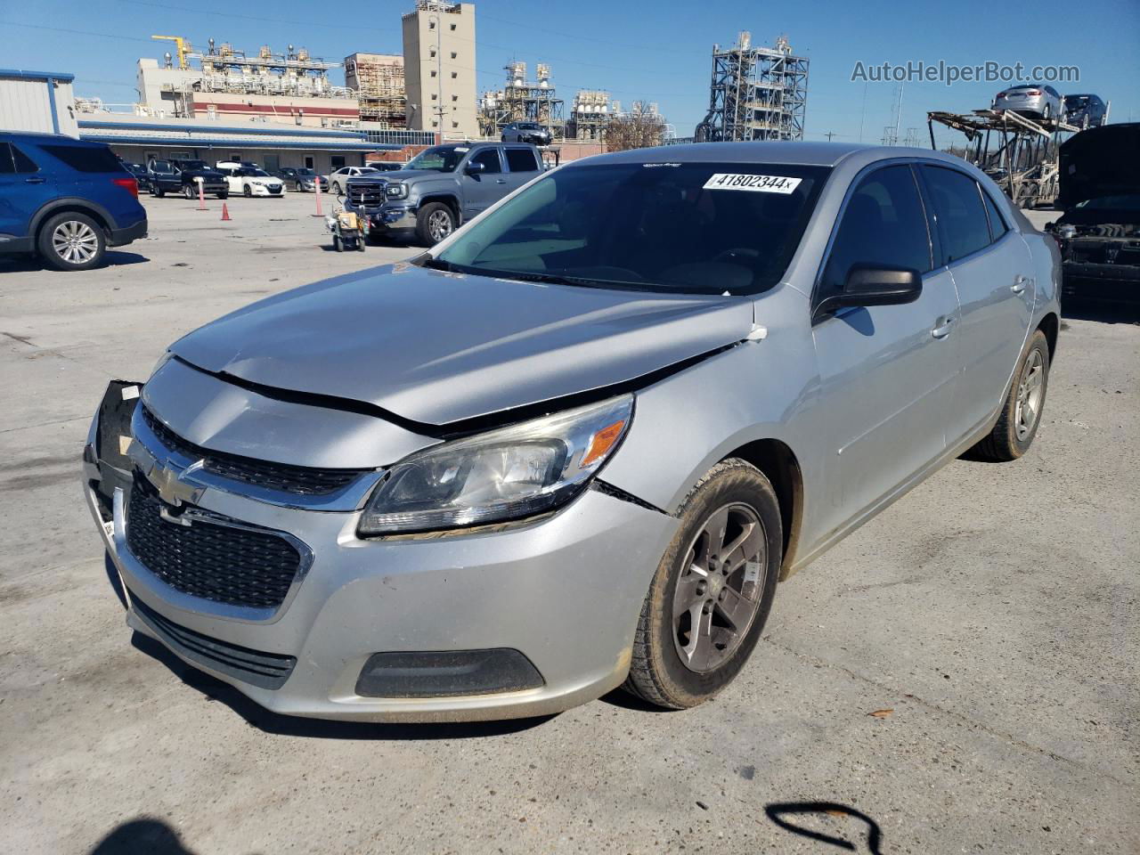 2015 Chevrolet Malibu Ls Silver vin: 1G11B5SL8FF306509