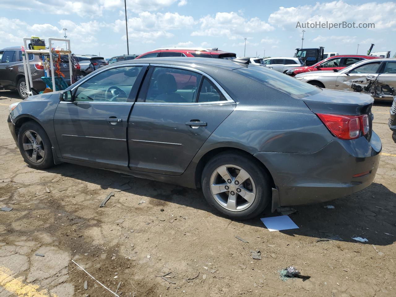 2015 Chevrolet Malibu Ls Gray vin: 1G11B5SL9FF118968