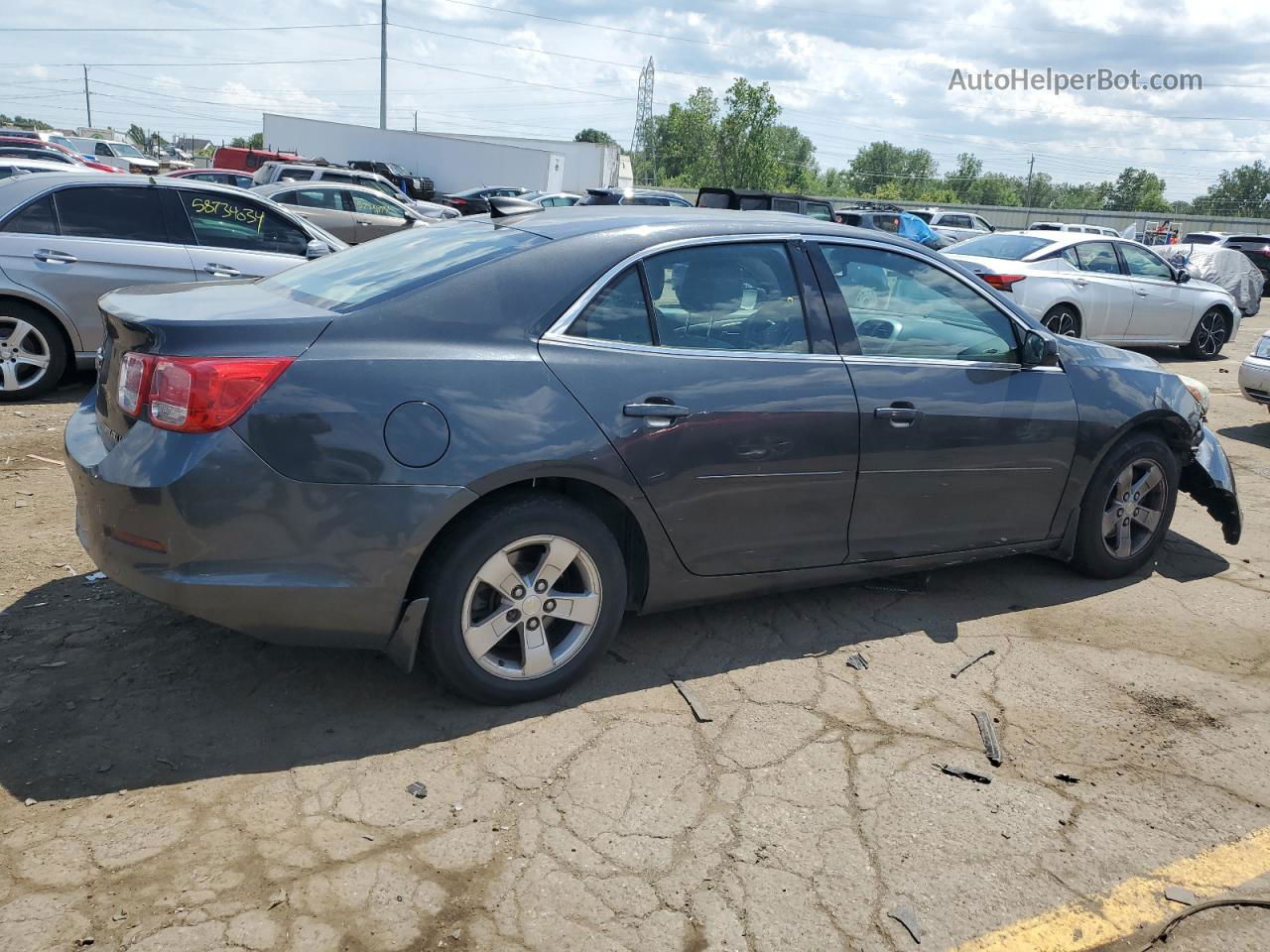 2015 Chevrolet Malibu Ls Серый vin: 1G11B5SL9FF118968