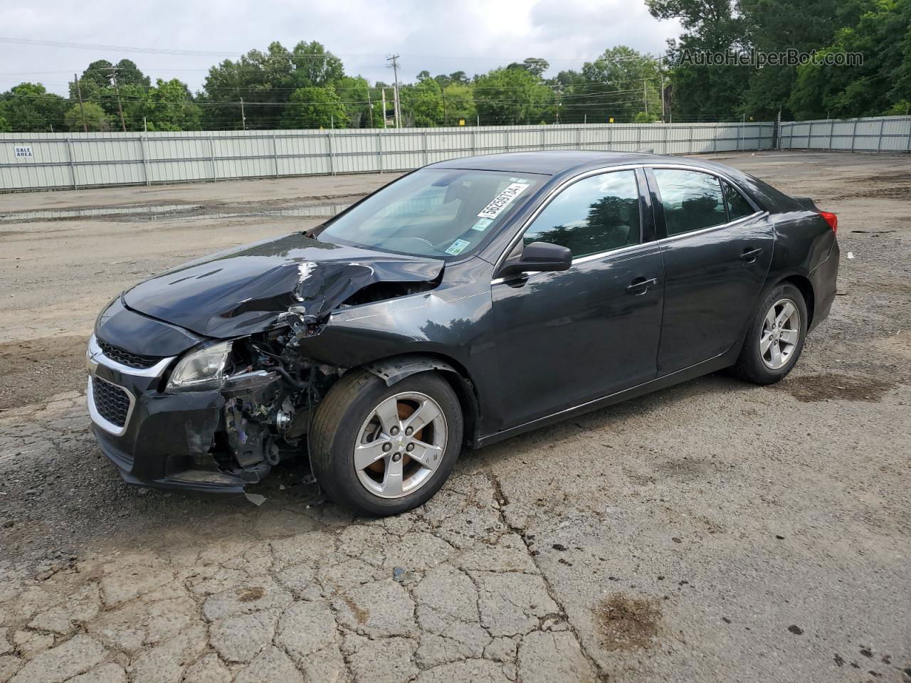 2015 Chevrolet Malibu Ls Black vin: 1G11B5SL9FF159908