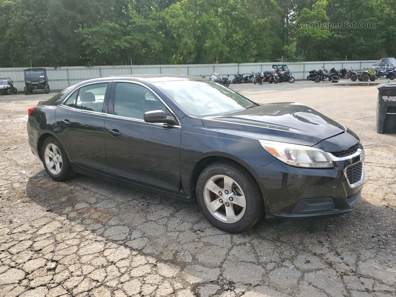 2015 Chevrolet Malibu Ls Black vin: 1G11B5SL9FF159908