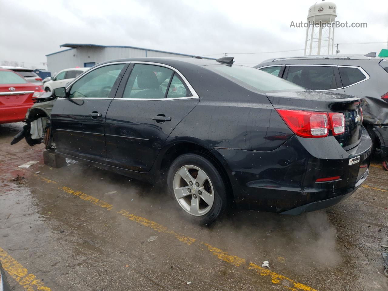 2015 Chevrolet Malibu Ls Black vin: 1G11B5SL9FF333895