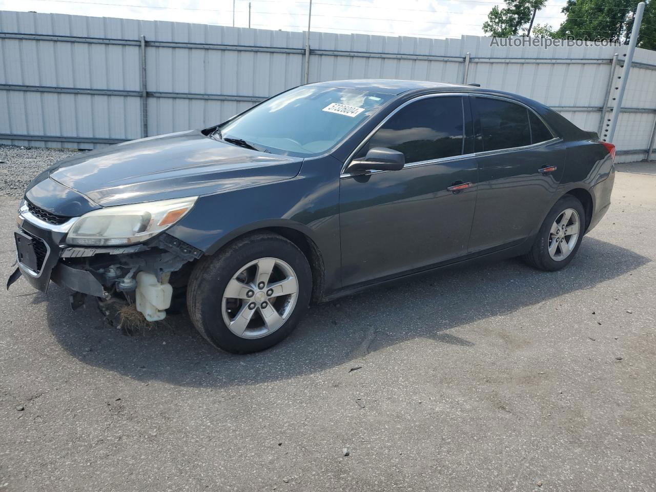 2015 Chevrolet Malibu Ls Black vin: 1G11B5SLXFF240769