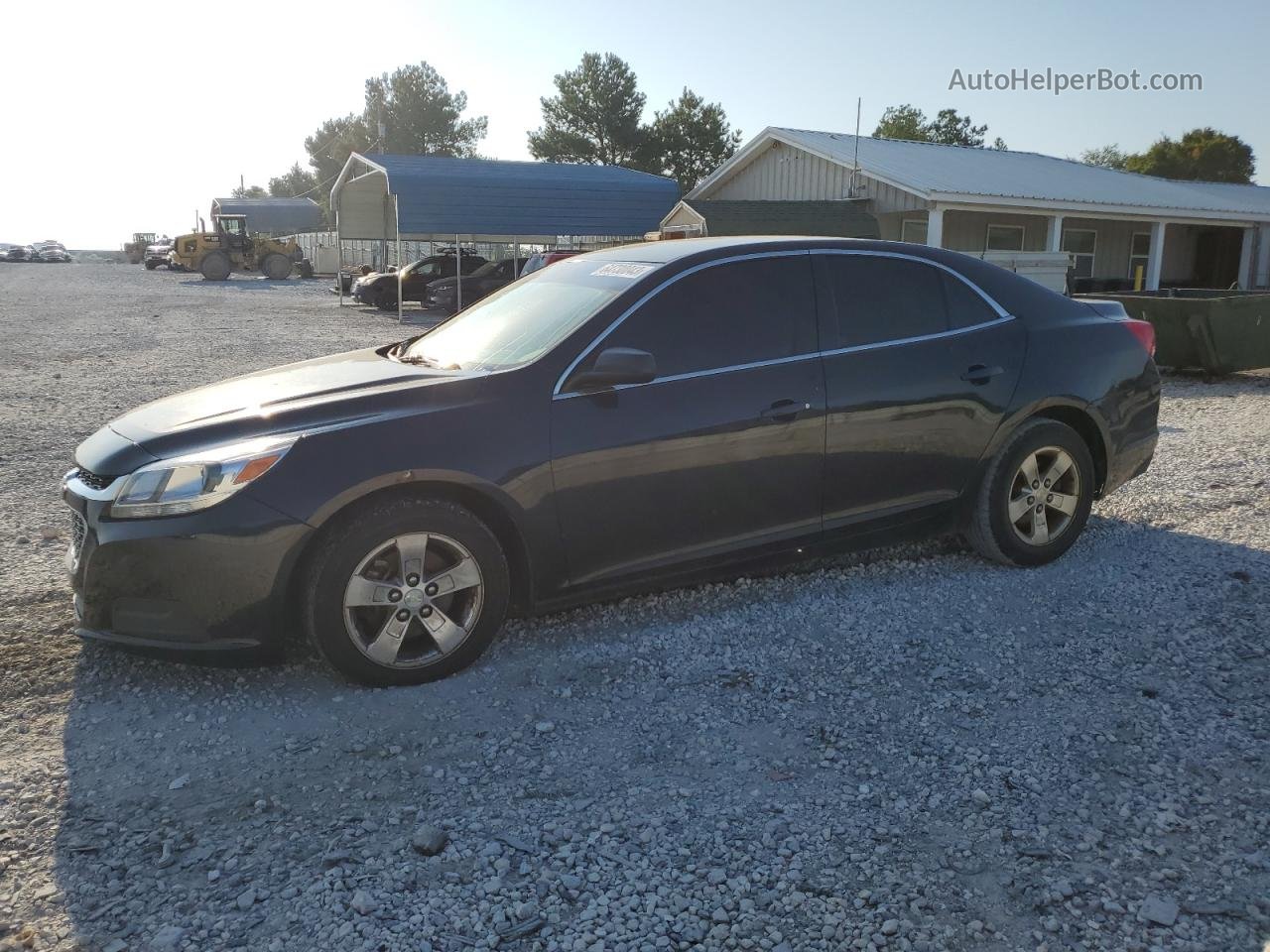 2015 Chevrolet Malibu Ls Black vin: 1G11B5SLXFF274100