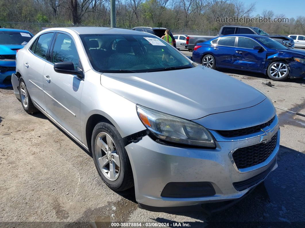 2015 Chevrolet Malibu Ls Silver vin: 1G11B5SLXFF313607