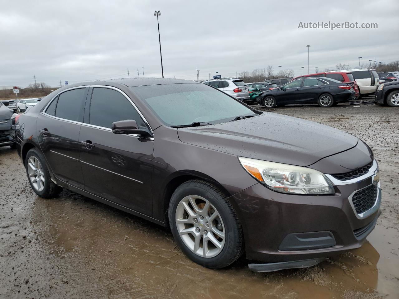 2015 Chevrolet Malibu 1lt Коричневый vin: 1G11C5SL0FF175721