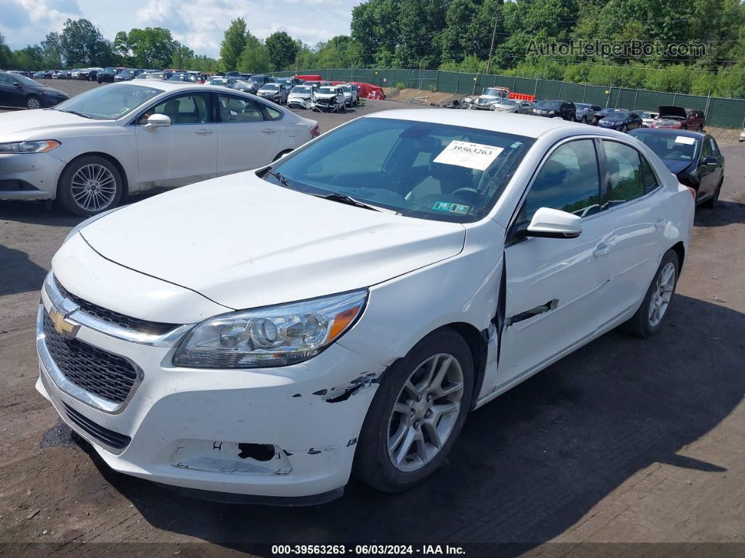 2015 Chevrolet Malibu 1lt White vin: 1G11C5SL0FU124425