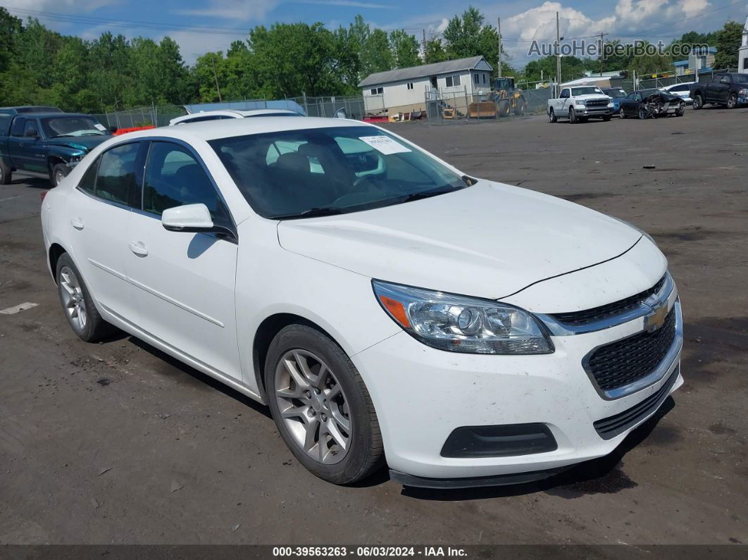 2015 Chevrolet Malibu 1lt White vin: 1G11C5SL0FU124425