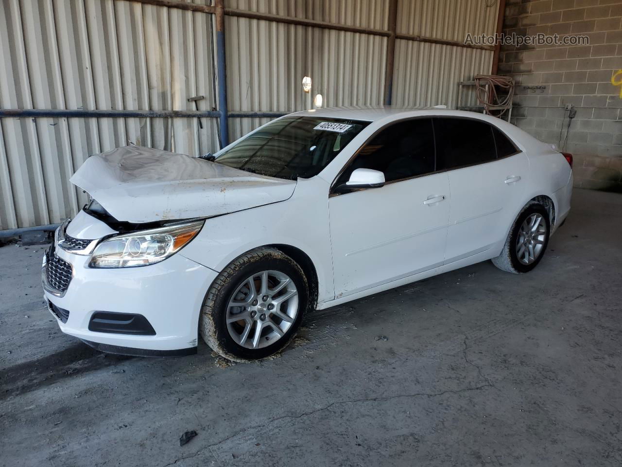 2015 Chevrolet Malibu 1lt White vin: 1G11C5SL0FU124814