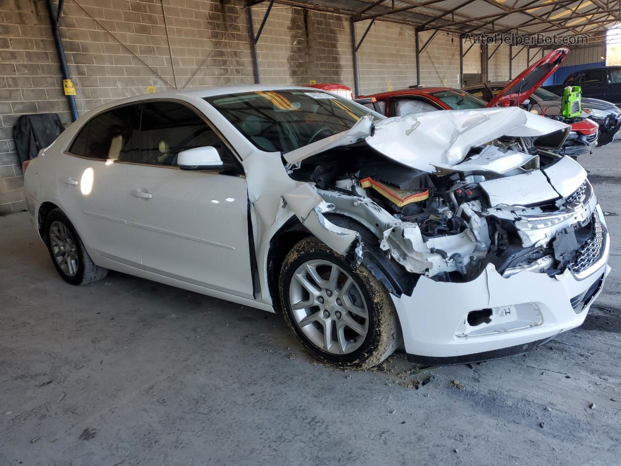 2015 Chevrolet Malibu 1lt White vin: 1G11C5SL0FU124814