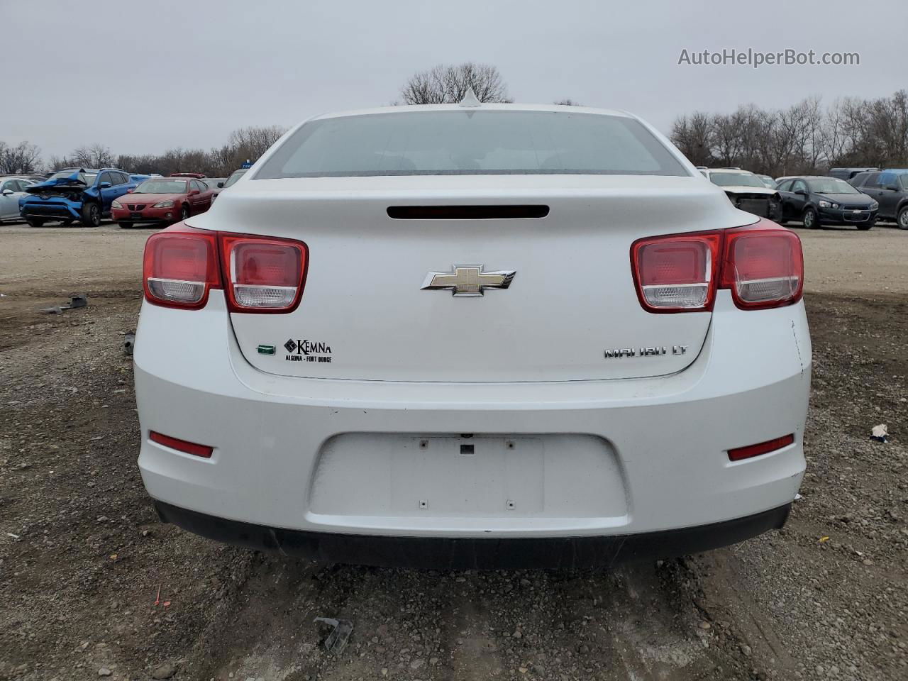 2015 Chevrolet Malibu 1lt Белый vin: 1G11C5SL0FU151611