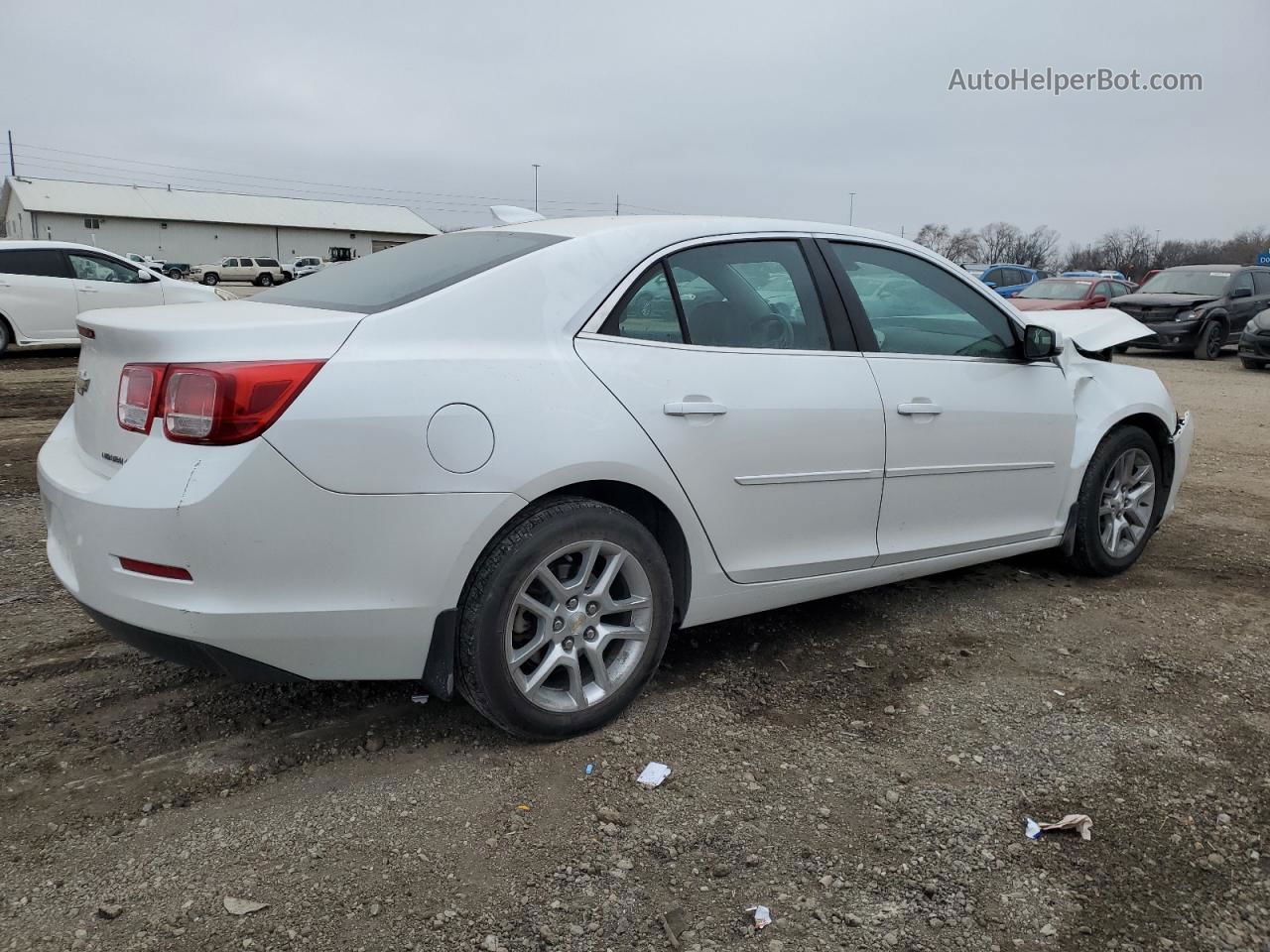 2015 Chevrolet Malibu 1lt White vin: 1G11C5SL0FU151611