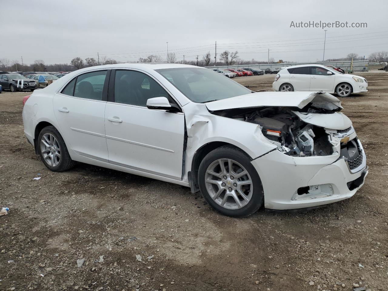 2015 Chevrolet Malibu 1lt Белый vin: 1G11C5SL0FU151611