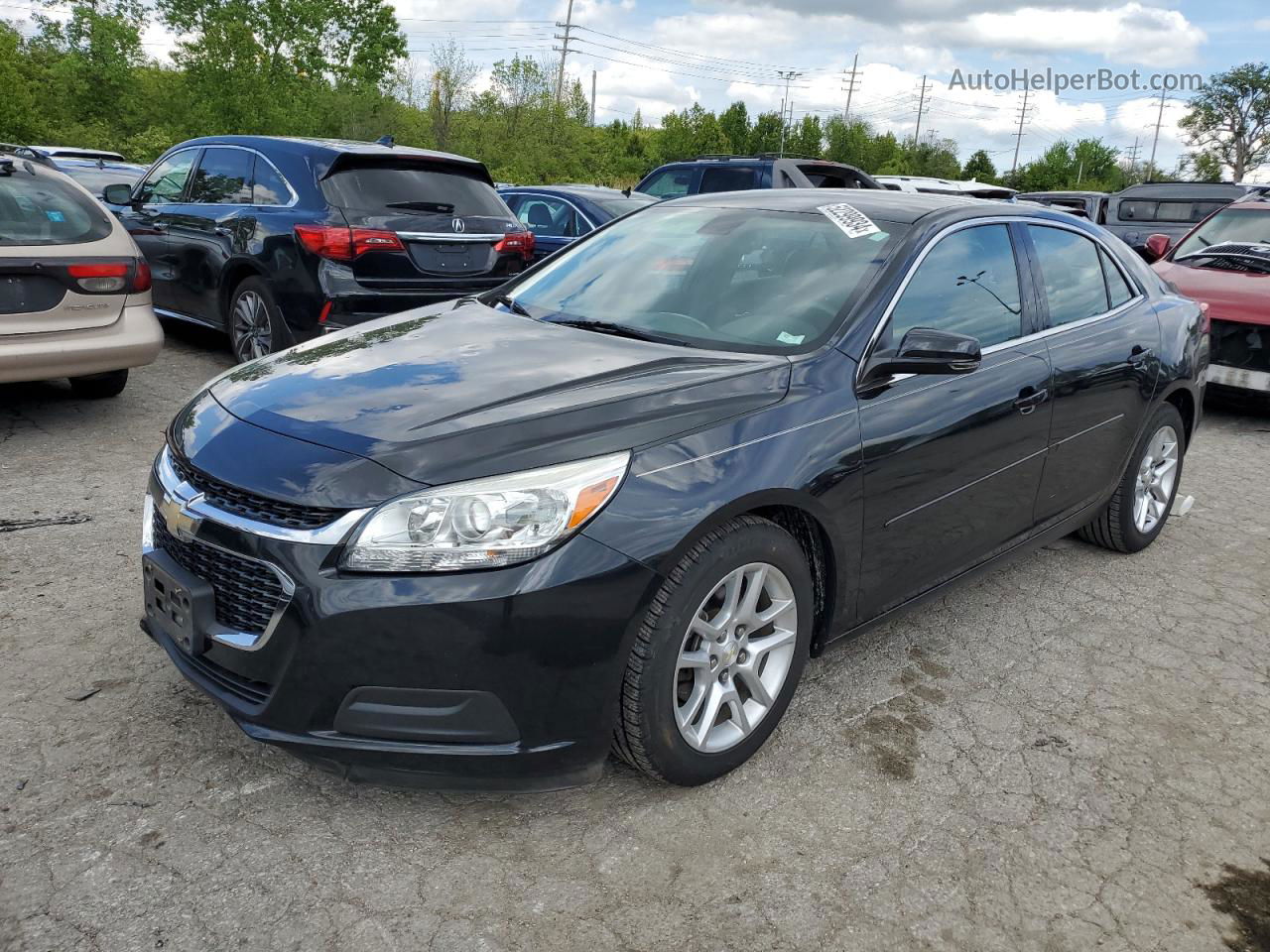 2015 Chevrolet Malibu 1lt Black vin: 1G11C5SL1FF130822