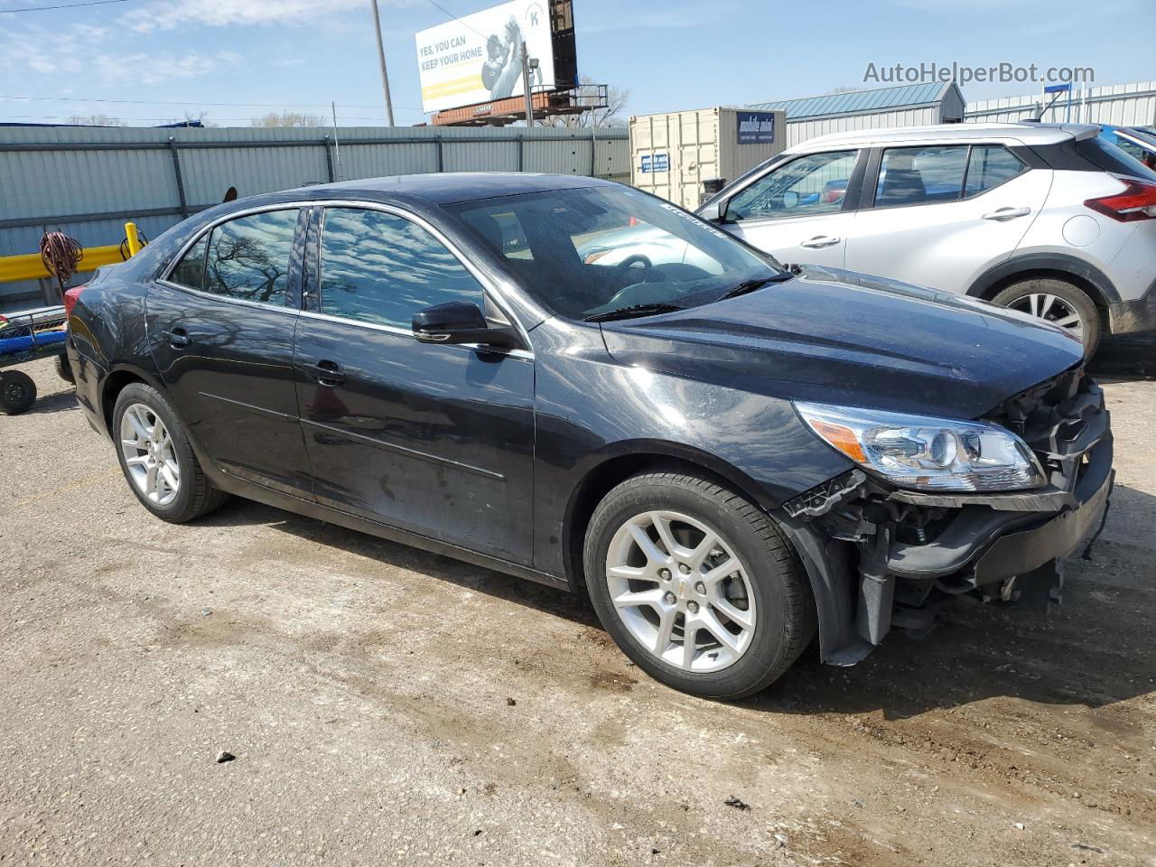 2015 Chevrolet Malibu 1lt Black vin: 1G11C5SL1FF260809