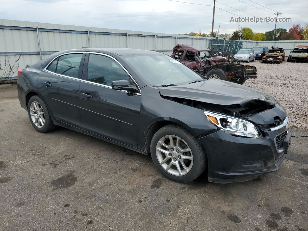 2015 Chevrolet Malibu 1lt Серый vin: 1G11C5SL2FF134510