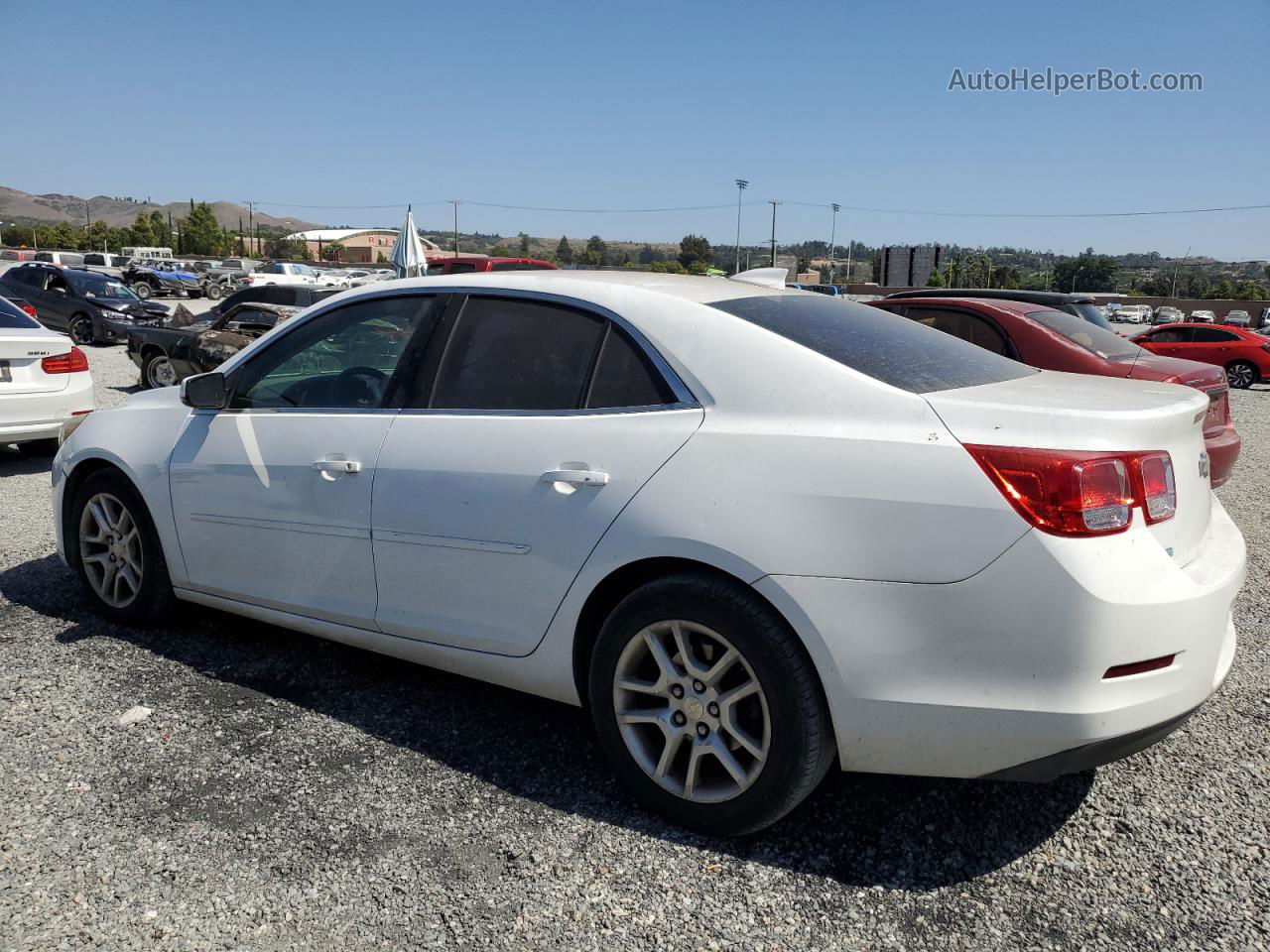 2015 Chevrolet Malibu 1lt Белый vin: 1G11C5SL2FF150755