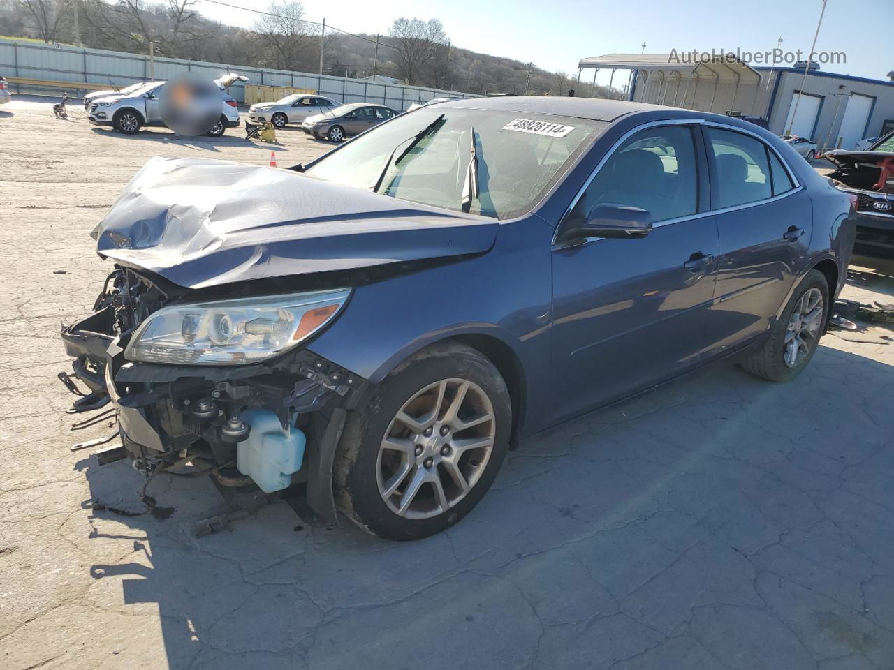 2015 Chevrolet Malibu 1lt Blue vin: 1G11C5SL2FF211019