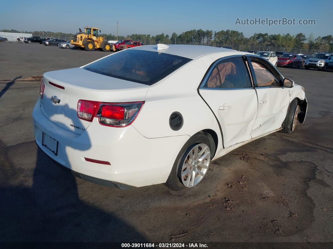 2015 Chevrolet Malibu 1lt Белый vin: 1G11C5SL2FF237720