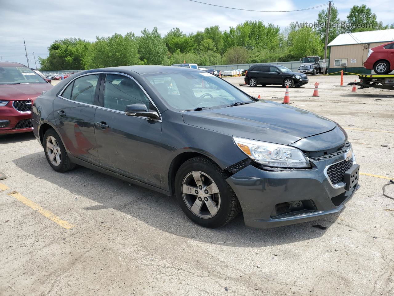 2015 Chevrolet Malibu 1lt Gray vin: 1G11C5SL2FF241637