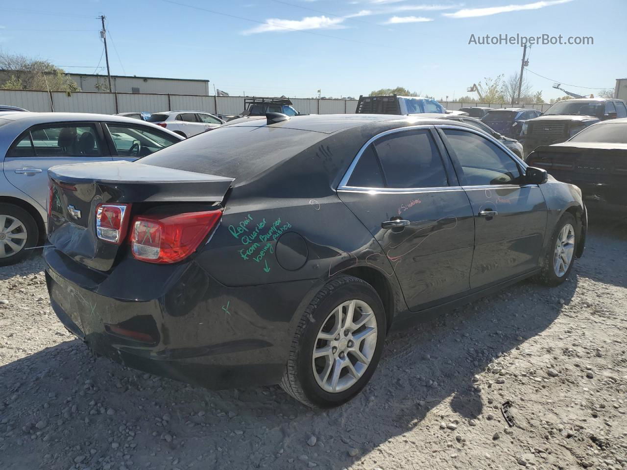 2015 Chevrolet Malibu 1lt Черный vin: 1G11C5SL2FF338272