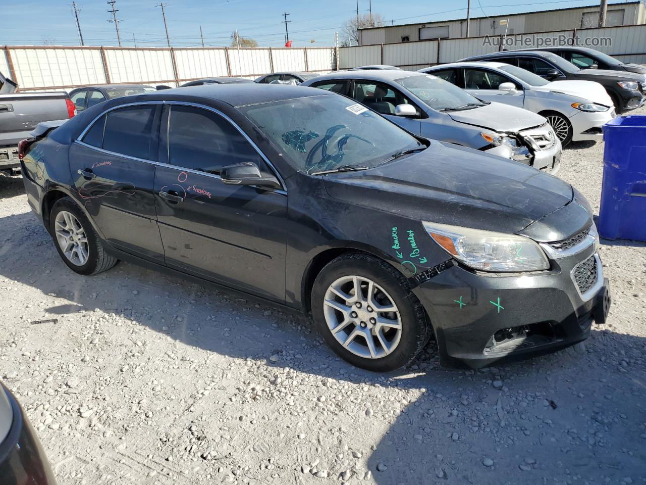 2015 Chevrolet Malibu 1lt Черный vin: 1G11C5SL2FF338272