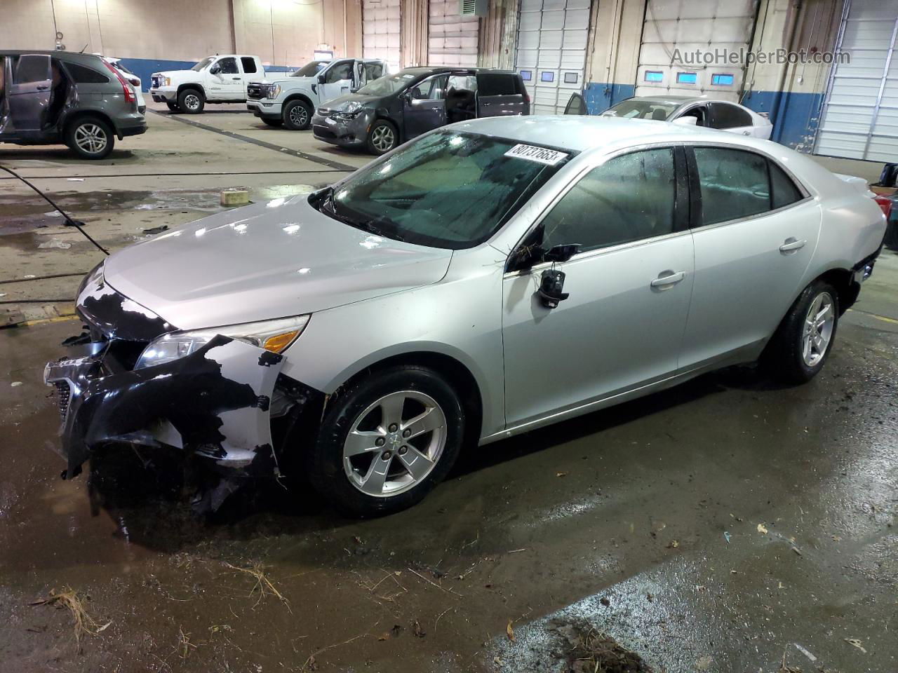 2015 Chevrolet Malibu 1lt Silver vin: 1G11C5SL2FU123406